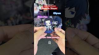 Adorable Demon Slayer acrylic standees – chibi edition. #demonslayer #unboxing