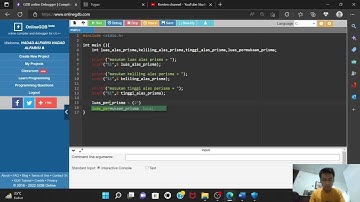 menghitung luas permukaan prisma segitiga menggunakan bahasa c | gdb online