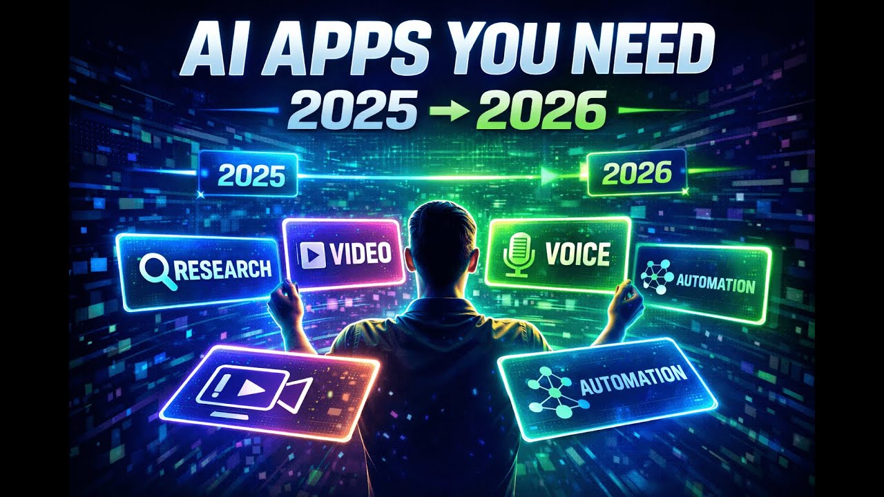 🤖 The AI Toolkit for 2025: Apps That Actually Matter 🚀 - YouTube