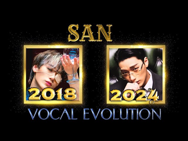 SAN (ATEEZ) - VOCALS EVOLUTION [2018 - 2024] - YouTube