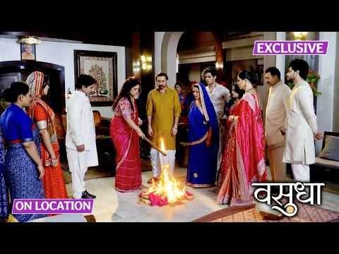 Vasudha Today Episode 22nd Sep | On Location | Sarika ने जलाये Birju और Lajbanti ने पहने हुए कपडे