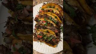 These Shredded Beef Tacos were absolutely bangin! #food #tacos #recipe #gamedayfood #dinner #yummy
