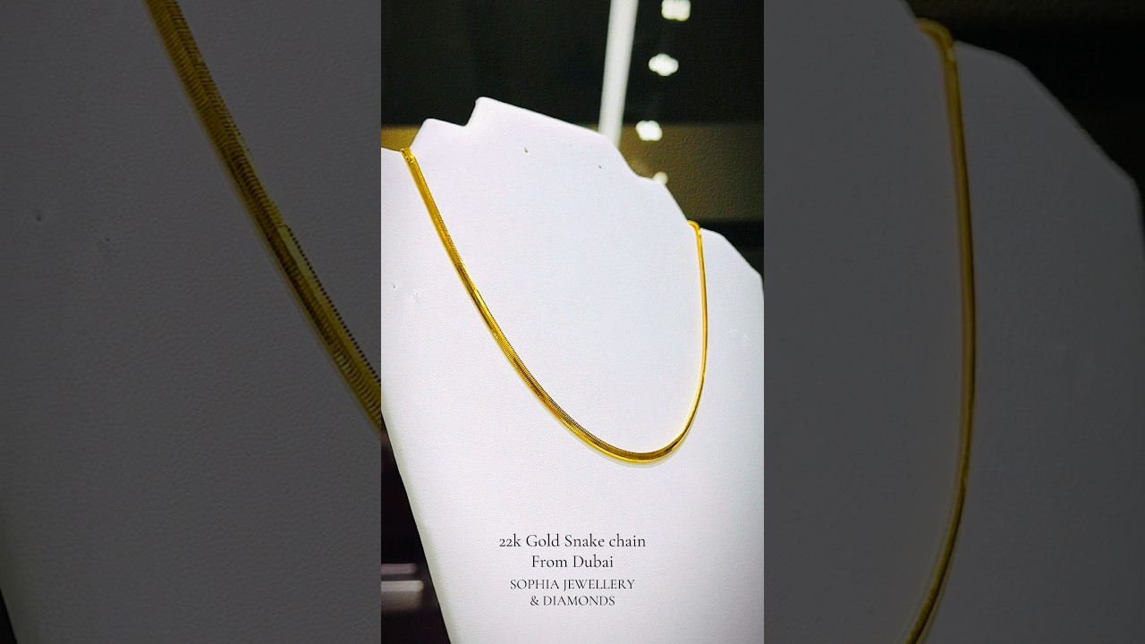 22k Gold Snake chain from 