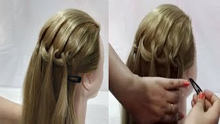 Beautiful Waterfall Braid Hairstyle | Cute Girls Hairstyles | hairstyles for girls | Hair Tutorial