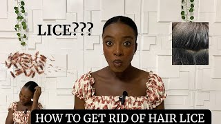 HOW TO GET RID OF HAIR LICE AND NITS PERMANENTLY/ NO RELAXERS, NO NEED TO CUT YOUR HAIR, home remedy