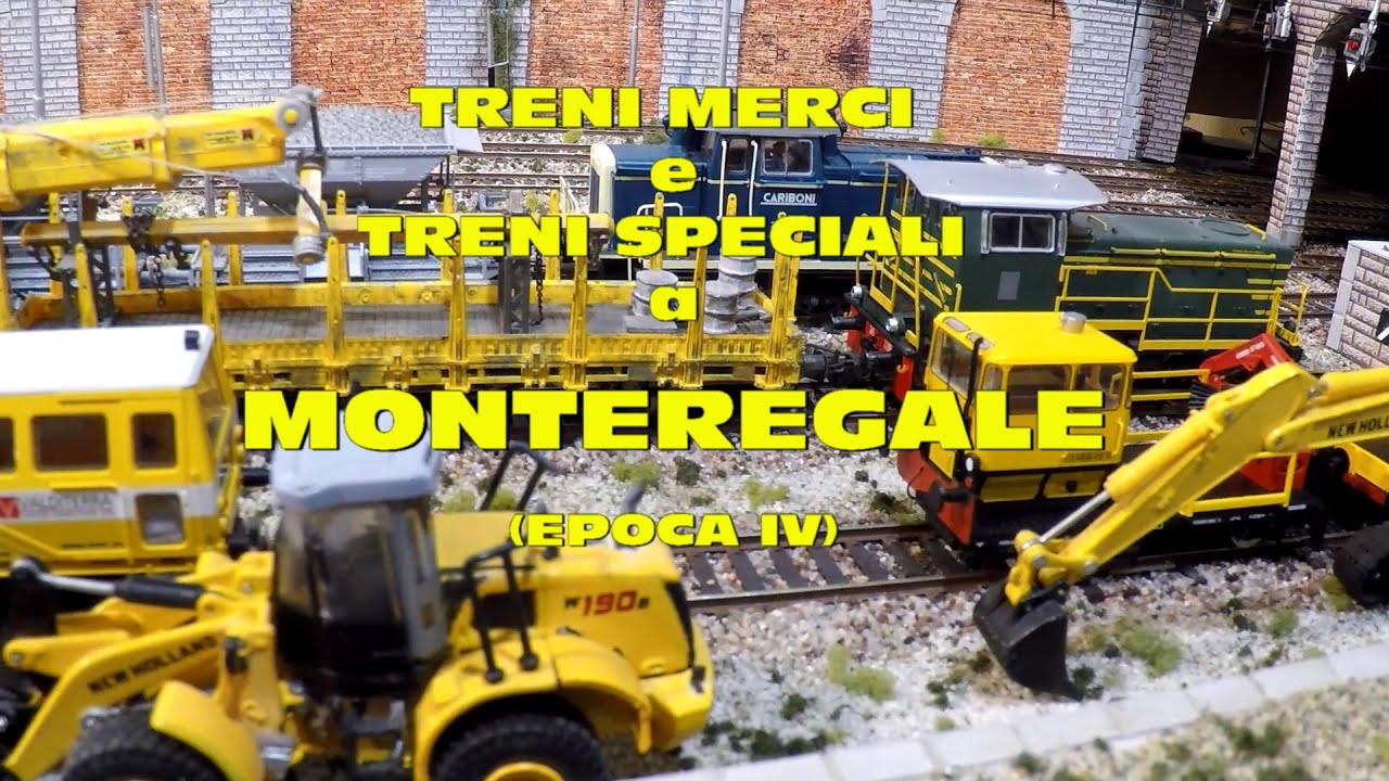 Treni merci e treni speciali a Monteregale (epoca IV)