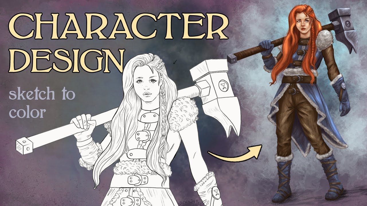 From Lineart to Color, Working on the NPC Character Design