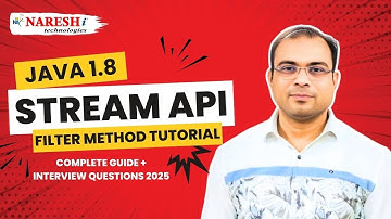 Java Stream API Filter Method Tutorial | Complete Guide + Interview Questions 2025 | Naresh IT