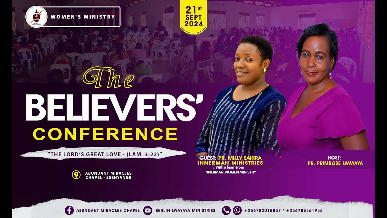BELIEVERS CONFERENCE 2024 - PR MILLY SAKIRA