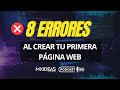 ❌ 8 Errores al crear la primer pagina web para tu negocio
