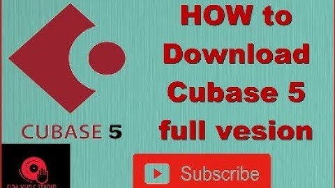 How to Download and install Cubase 5 full version for free in hindi / urdu by  Fida Music Studio