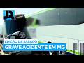 Acidente com 14 veículos deixa um morto e cinco feridos na Grande BH
