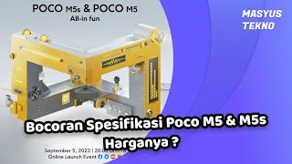 Bocoran Spesifikasi Harga POCO M5 dan M5s Pengumuman 5 September