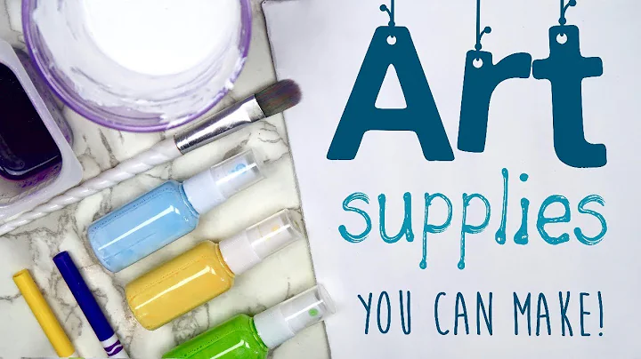 5 Art Supplies YOU can make at home! Art Hacks I a...