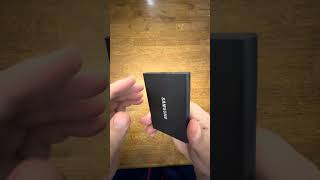 Samsung Portable SSD Review! High speed processing. #shorts #tech #techreview #samsung #samsungssd