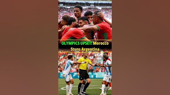 MOROCCO UPSET ARGENTINA! 2-1 Olympics Thriller