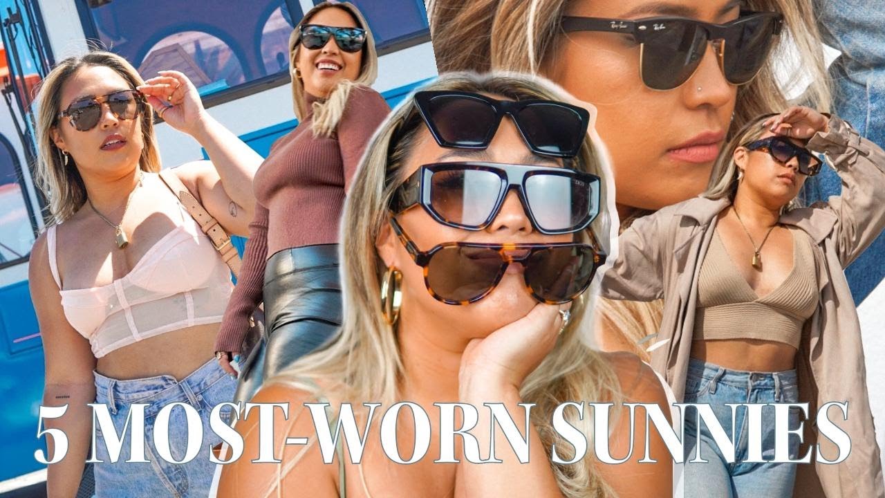 MY CURRENT FAVORITE SUNGLASSES 2021 | 5 Everyday Go-To Sunnies - *Affordable + Designer Pairs*