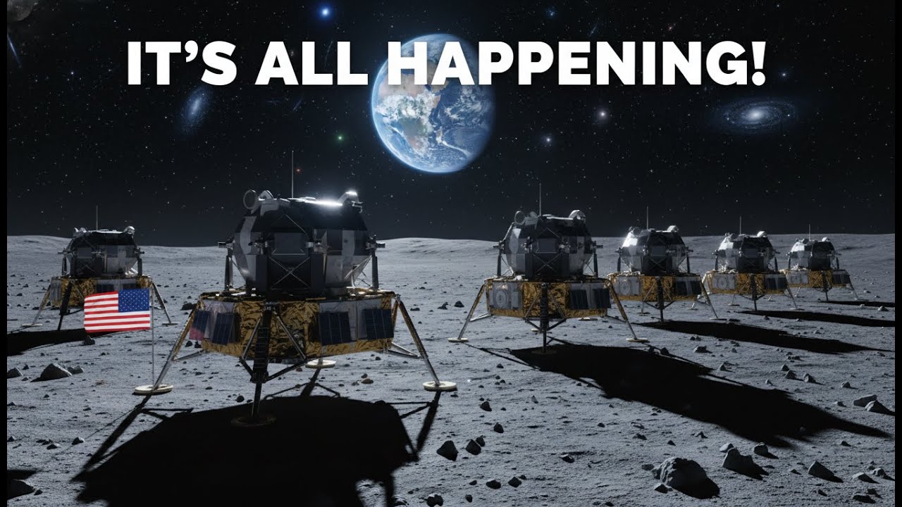Four NASA Moon Landing Missions Set for 2026 Revealed! SpaceX Ready for Launch…
