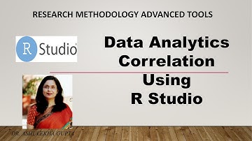 Data Analytics Correlation Using R Studio(data analysis)(correlation)(r studio)