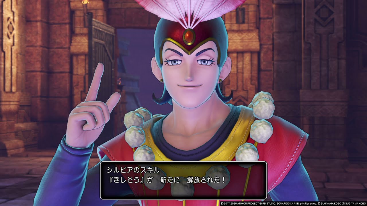 ドラクエ11】シルビアの「きしどう」とグレイグの「はくあい」を解放 ドラクエ11】シルビアの「きしどう」とグレイグの「はくあい」を解放