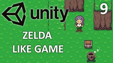 Unity Zelda-like Game #9 (Statusbar and Pushable object)