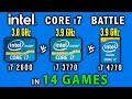 i7 2600  vs i7 3770 vs i7 4770 core i7 battle 2019 in 14 games or Sandy vs Ivy Bridge vs Haswell