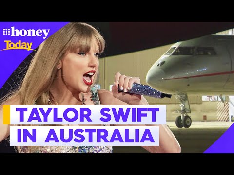 Taylor Swift lands in Australia ahead of first Eras Tour concert | 9Honey