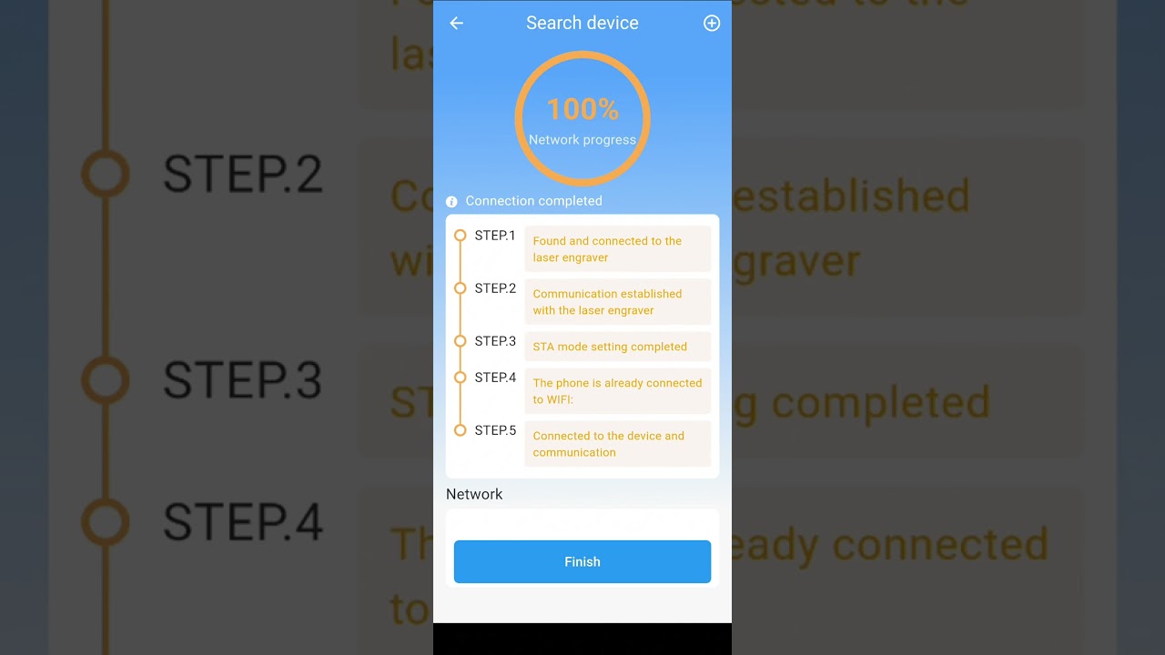 Nano Duo engraver tutorial video by using LaserBurn APP in STA mode