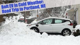 Cold Weather Chevy Bolt EV Road Trip to Portland, Maine