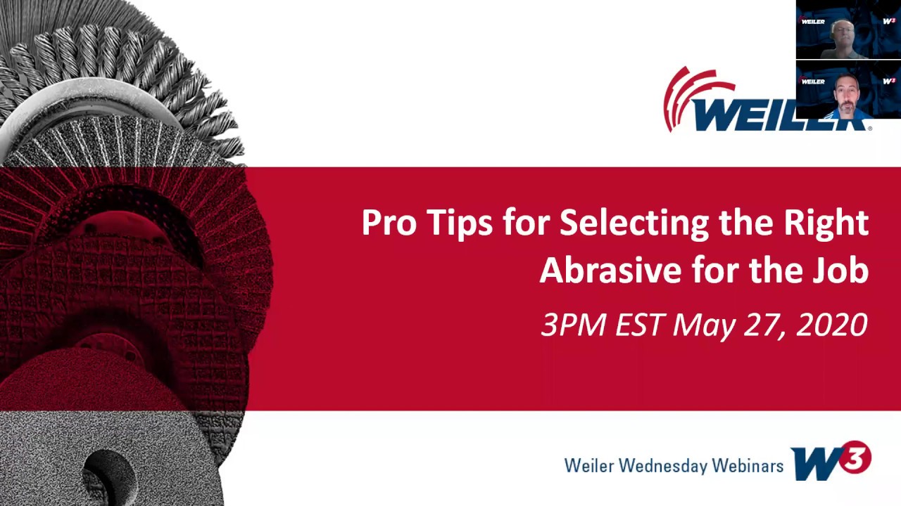 W3 Pro Tips for Selecting the Right Abrasives for the Job YouTube