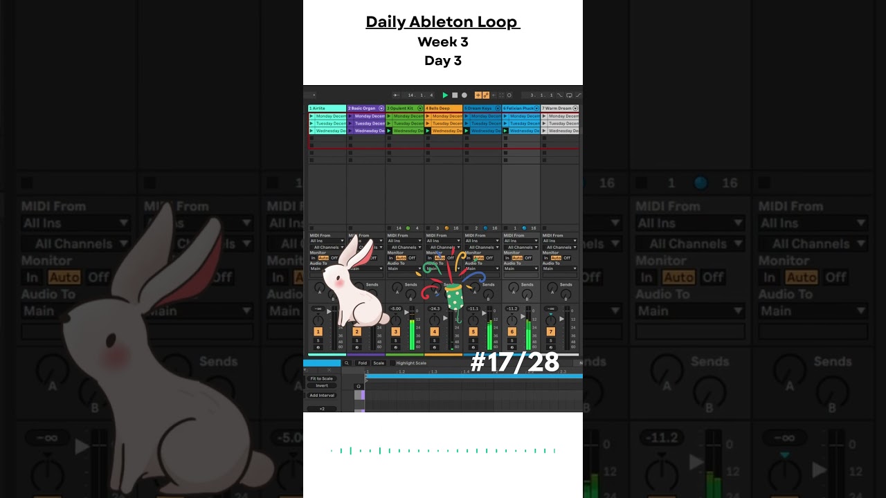 Daily Ableton Loop - Week 3 Day 3 - Loop # 17/28 - December 24th, 2025 - Michelle Monette