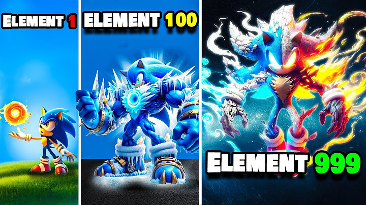 Upgrading to Elemental SONIC in GTA 5