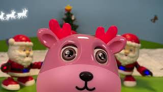Merry Moves: Santa & Reindeer Spread Holiday Cheer! Ho-Ho-Ho Dancing toys