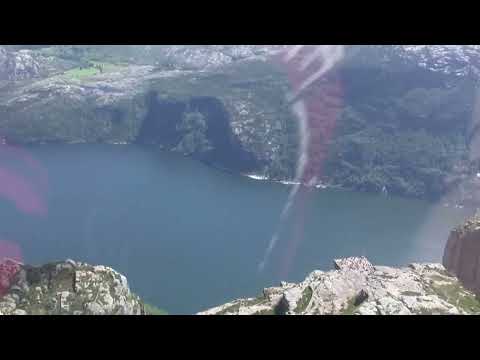 A still from the video Pulpit Rock (Preikestolen) Helicopter Tour - Norway by Cdw01