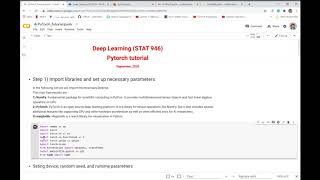 PyTorch tutorial