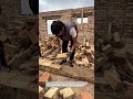 Brick Foundation Setup! #construction #bricklaying #masonry #DIY #shorts #builder #work