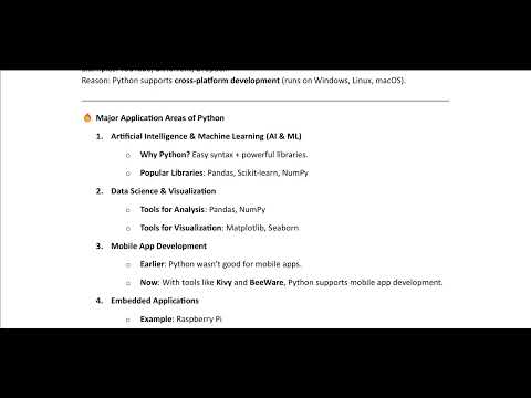 UNIT 9 INTRODUCTION TO PYTHON MCS-201 BCA_NEW #bca #ignou #mcs201