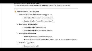 UNIT 9 INTRODUCTION TO PYTHON MCS-201 BCA_NEW #bca #ignou #mcs201