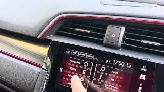 Honda civic 2017-2022 Tyre pressure light reset