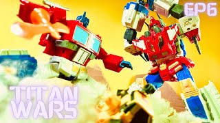 BATTLE FOR THE MATRIX | Optimus vs Star Saber | TITAN WARS EP6 (Transformers Stop Motion)