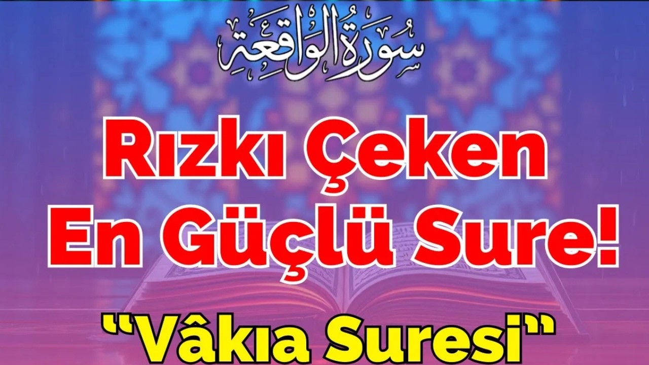 RIZKIN KİLİDİNİ AÇAN SÛRE! | Vakıa Suresi | Kuran Dinle