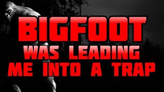 BIGFOOT WAS LEADING ME INTO A TRAP