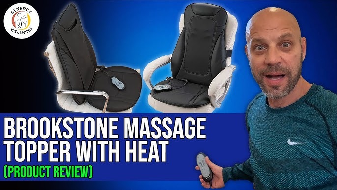 Naipo Shiatsu Massage Cushion with Heat and Vibration, Massage Chair P –  MAXKARE