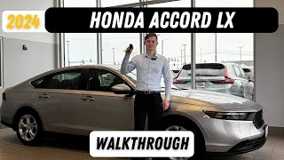 2024 Honda Accord LX  Walkthrough / Vehicle Delivery