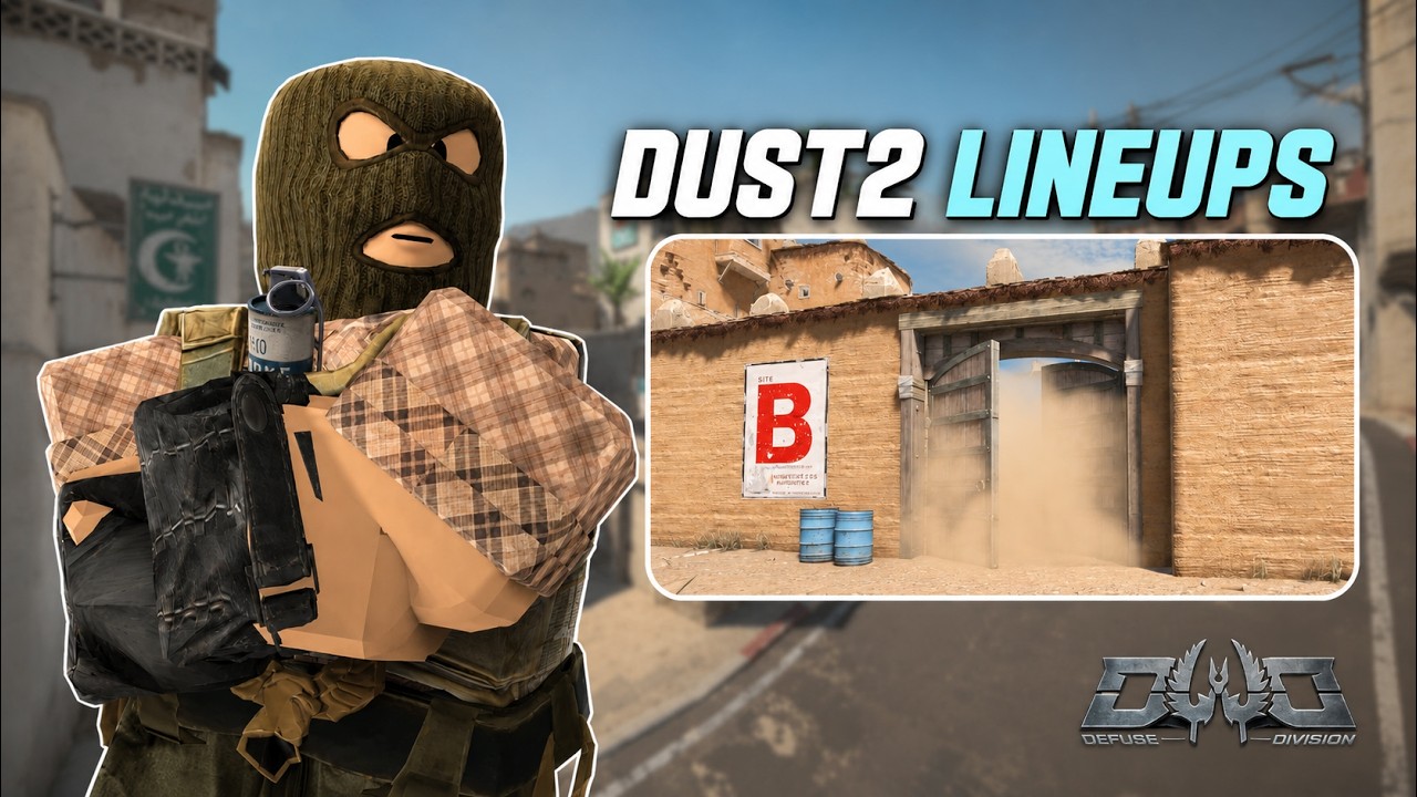 DUST2 LINEUPS YOU SHOULD KNOW | Defuse Division #defusedivision #roblox ...