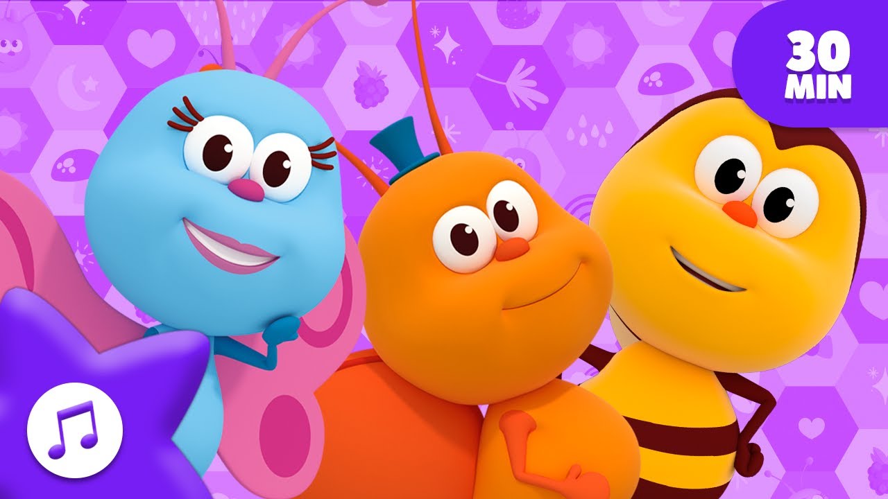 ¿Qué aprenderán hoy los Bichikids? La Hora y las Formas🐞 30 Min🌈 PARA NIÑOS | Bichikids en español