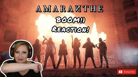 AMARANTHE - Boom!1 (OFFICIAL MUSIC VIDEO) | REACTION