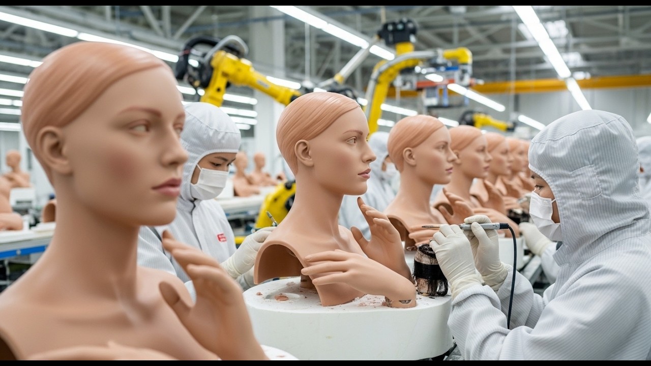 The Most Realistic Humanoid Factory: Hyper-Realistic Silicone Mannequin Manufacturing Process
