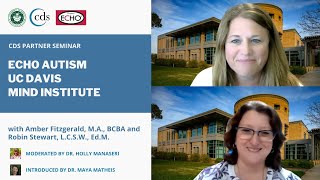 ECHO Autism - UC Davis MIND Institute | Center on Disability Studies | Partner Seminar Series