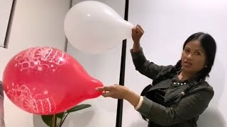 Happy Birthday Balloons Celebrating A Birthday With Balloons